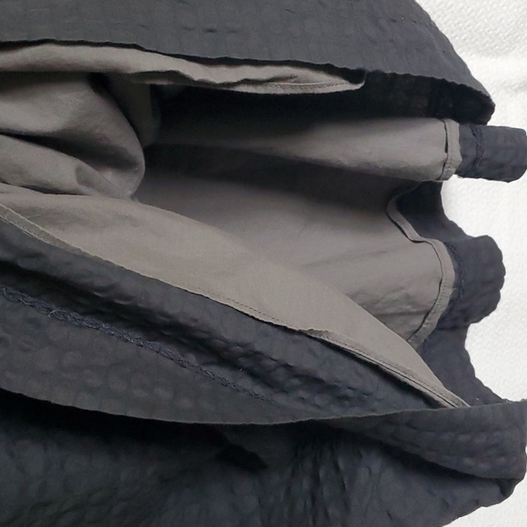 J Crew 100% cotton, gray dress textured pattern Size 2 - Picture 6 of 13